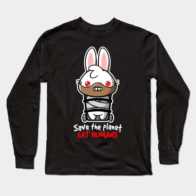 Hannibal bunny Long Sleeve T-Shirt by NemiMakeit